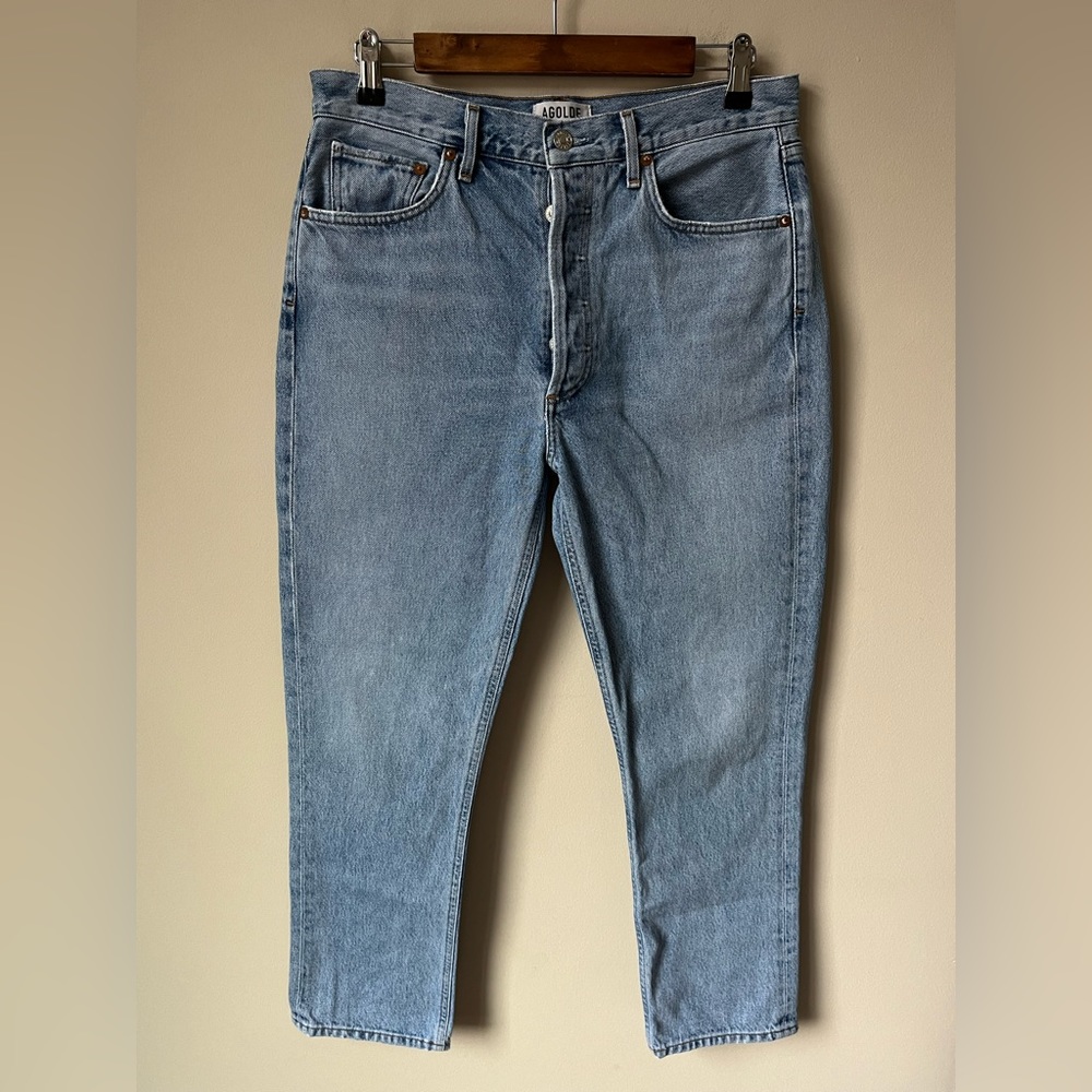 SOLD - Agolde Riley High Rise Straight Crop (size 30) - Picture 7 of 10